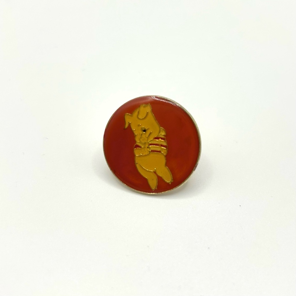 Vintage Enamel Pig Pin